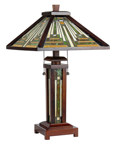 Arts & Crafts Innes Lighted Base Table Lamp