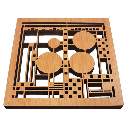 Frank Lloyd Wright Coonley Wood Trivet