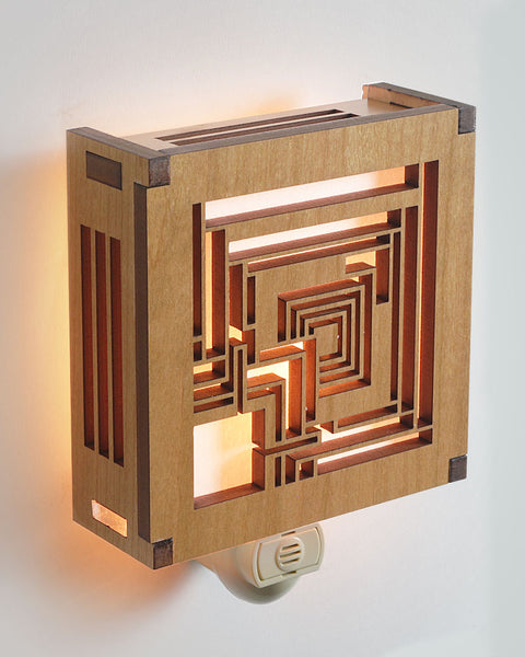 Frank Lloyd Wright Ennis House Night Light | Maclin Studio