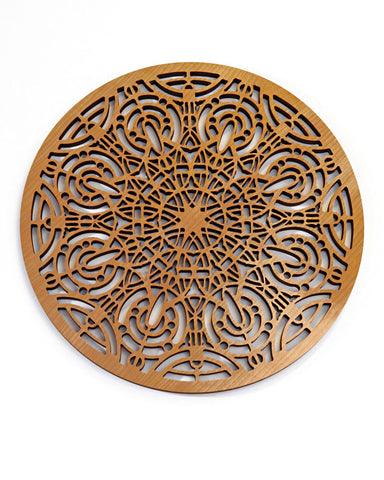 Frank Lloyd Wright Francis Apartments Grille Wood Wall Medallion