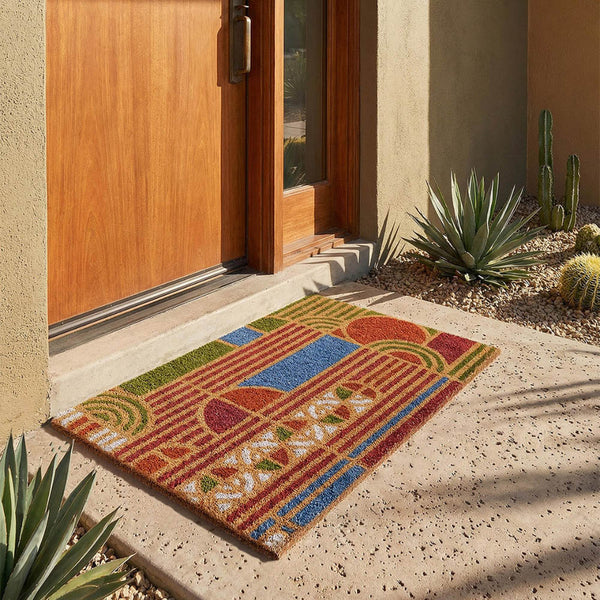 Frank Lloyd Wright Saguaro Forms Doormat 30