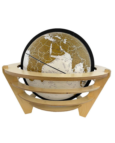 Frank Lloyd Wright Schwartz Desk Globe - Natural