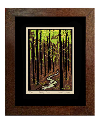 Laura Wilder Spring Woods Framed Giclée Print