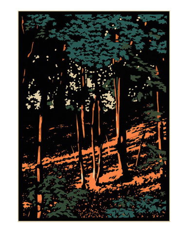 Laura Wilder Summer Woods II Framed Giclée Print