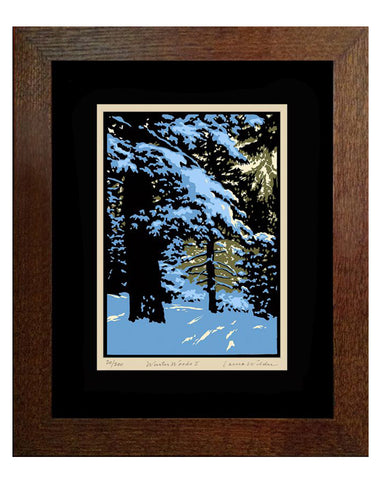 Laura Wilder Winter Woods I Framed Giclée Print