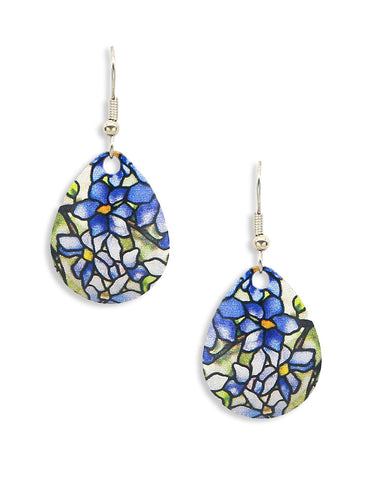 Louis C. Tiffany Clematis Drop Earrings