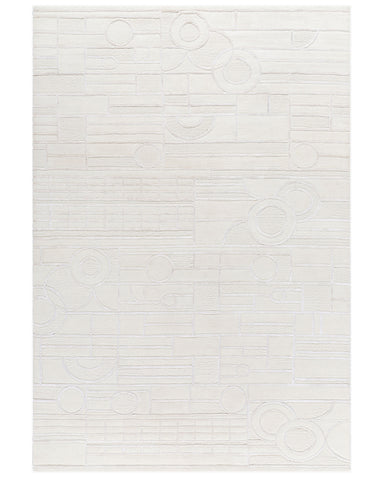Frank Lloyd Wright Rug Collection - Transcendence - Ivory (6' x 9")