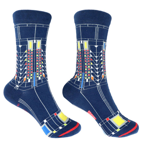 Tree of Life Crew Socks Navy