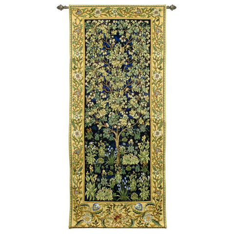 William Morris Tree of Life Hanging Tapestry - 63" x 27"