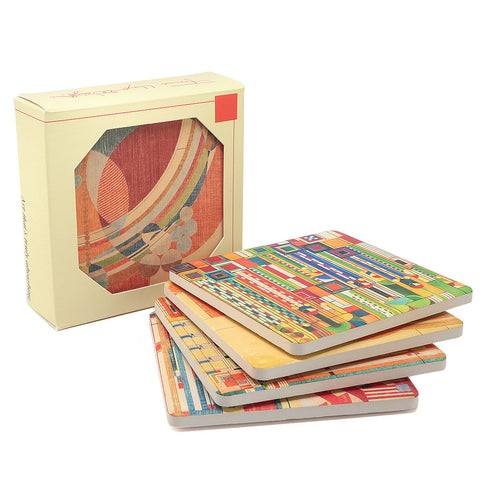 Frank Lloyd Wright Coasters Liberty Covers Gift Set