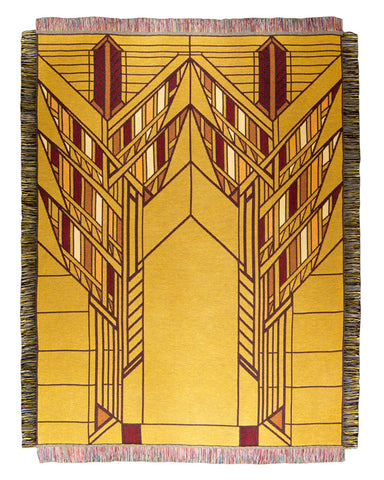 Frank Lloyd Wright Dana Sumac Tapestry Throw