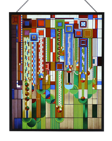 Frank Lloyd Wright Saguaro Glass Metal Framed