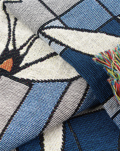 Frank Lloyd Wright Waterlilies Tapestry Throw