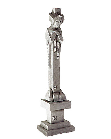 Frank Lloyd Wright Sprite Sculpture with Pedestal