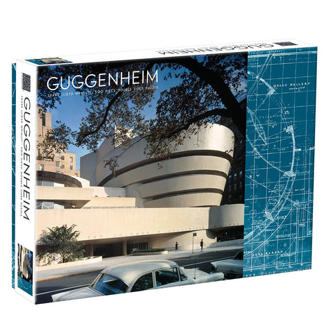 Frank Lloyd Wright Guggenheim 2-Sided 500 Piece Jigsaw Puzzle