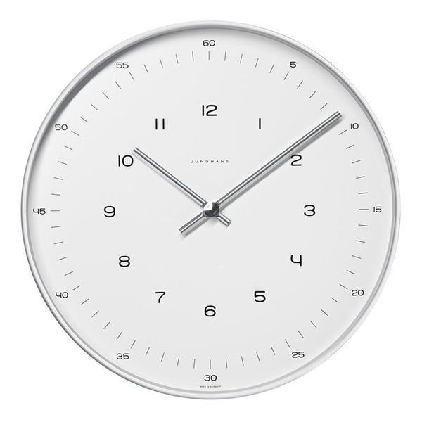 JUNGHANS 円形掛時計 ホワイトmax bill φ30掛 Max Bill Wall Clock - Numerals 30cm | Maclin Studio