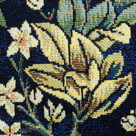 William Morris Tree of Life Hanging Tapestry - 55" x 41" Closeup 2