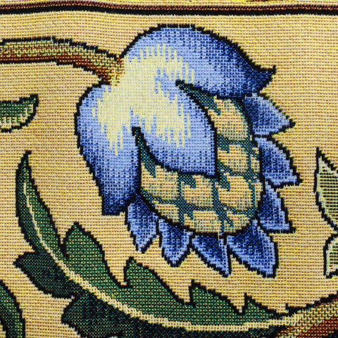William Morris Tree of Life Hanging Tapestry - 55" x 41" Closeup 1