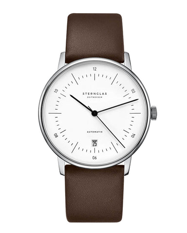 Sternglas Naos Automatik White / Brown Watch