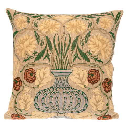 William Morris Rose Bowl Belgian Tapestry Pillow