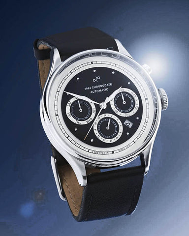 AV86 1564 Chronodate Automatic Steel / Black 39mm Watch