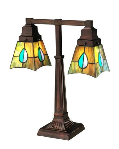 Mackintosh Leaf 2 Arm Desk Lamp