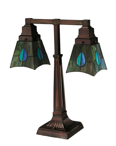 Mackintosh Leaf 2 Arm Desk Lamp