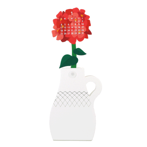 Good Morning Inc. Flowers 3D 2026 Calendar
