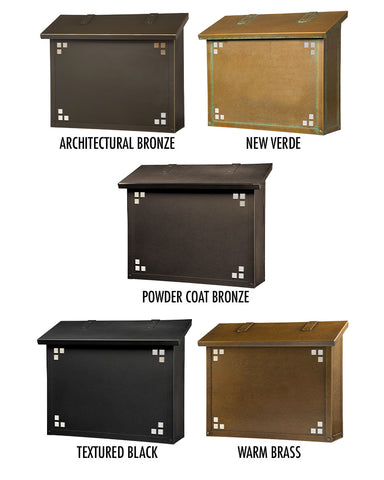 American Craftsman Brass Large Mailbox