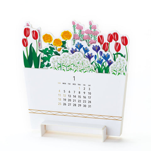 Good Morning Inc. Planted Blooms 3D 2025 Calendar