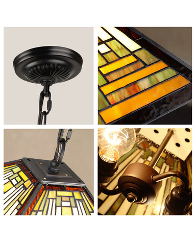 Arts & Crafts Innes 2 Ceiling Pendant Fixture Collage