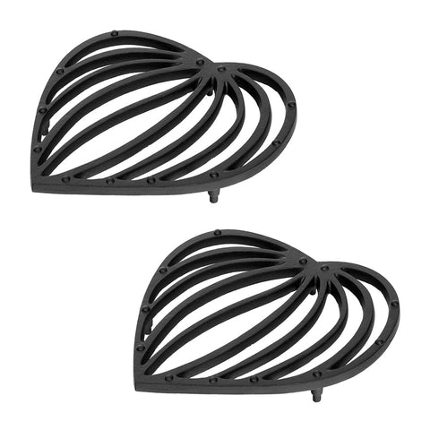 Cast Iron Leaf Trivets (Set of 2)