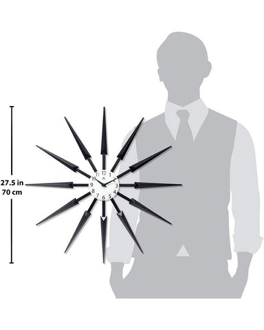 Sunburst Clock Dark measurements