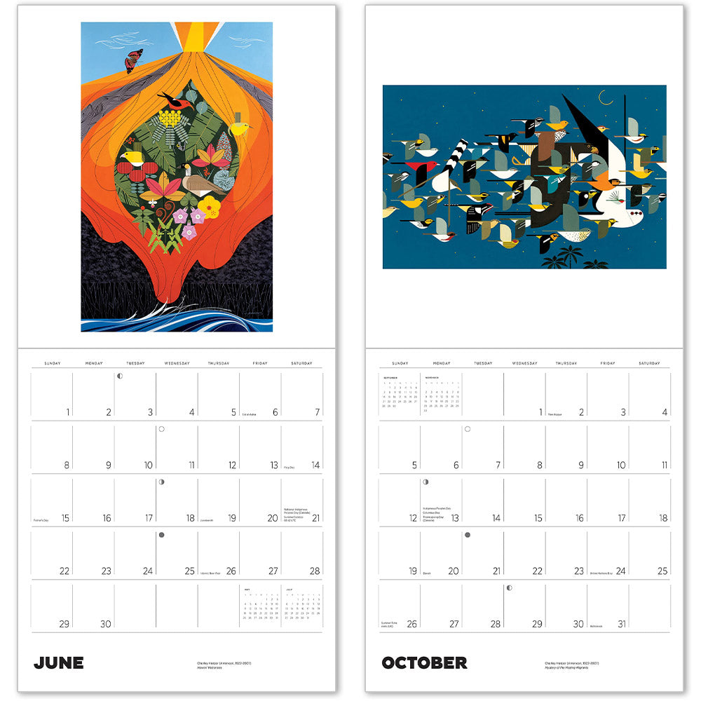 Charley Harper 2025 Wall Calendar