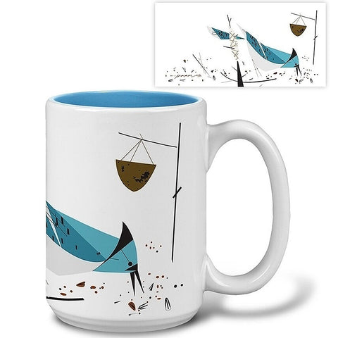 Charley Harper Blue Jay Mug