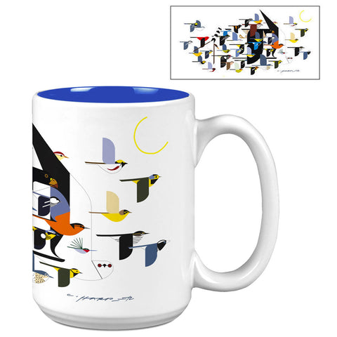 Charley Harper Mystery of the Missing Migrants Mug