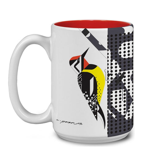 Charley Harper Yellow-Bellied Sapsucker Mug