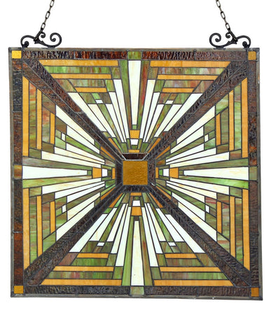 Arts & Crafts Innes Stained Glass Panel
