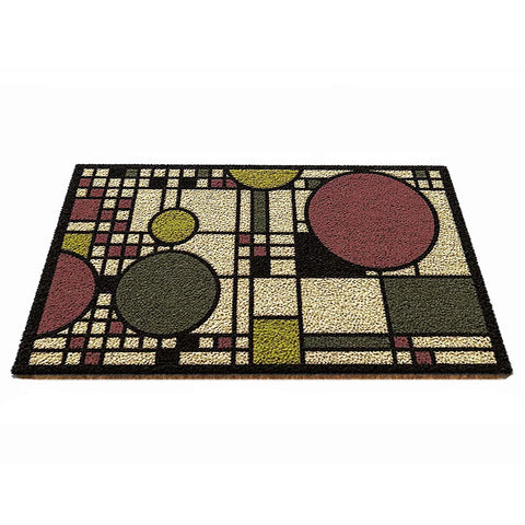 Frank Lloyd Wright Coonley Playhouse Doormat 30" x 18"