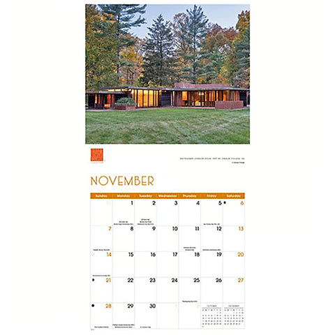 Frank Lloyd Wright 2027 Wall Calendar