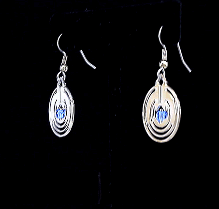 Frank Lloyd Wright April Showers II Earrings - Blue