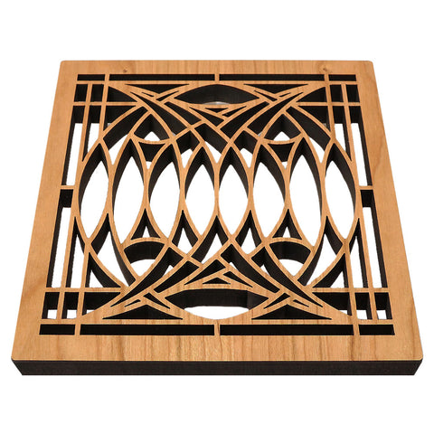 Frank Lloyd Wright Blossom House Wood Trivet