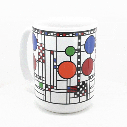 Frank Lloyd Wright Coonley Playhouse Coffee Mug