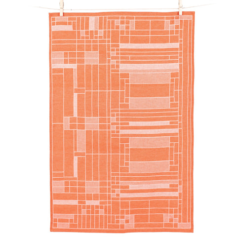 Frank Lloyd Wright Oak Park Jacquard Tea Towel