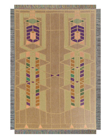 Frank Lloyd Wright Robie House Reversible Tapestry Throw