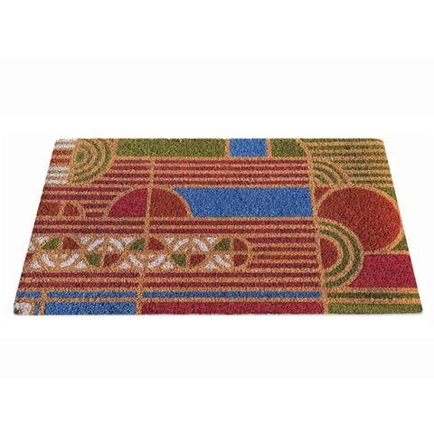 Frank Lloyd Wright Saguaro Forms Doormat 36" x 24" angle