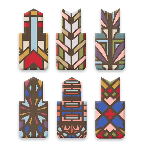 Frank Lloyd Wright Magnetic Bookmarks closeup