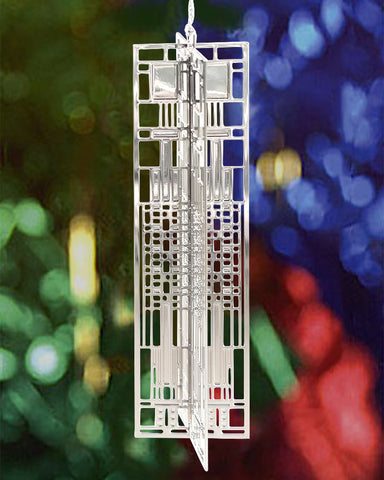 Frank Lloyd Wright Dana Art Glass Wrightsicle Ornament