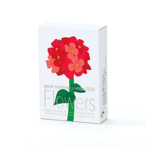 Good Morning Inc. Flowers 3D 2026 Calendar