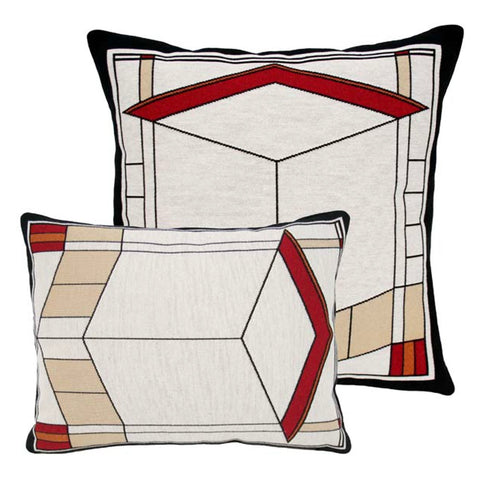 Graycliff Window Tapestry Pillow - 18" x 18"